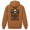 TAVERNSHACK - HOODIE CARAMEL - COW-BOY - TVK20 - PRINT 2 COUL