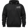 TAVERNSHACK - HOODIE NOIR - ORIGINAL - PRINT BLANC
